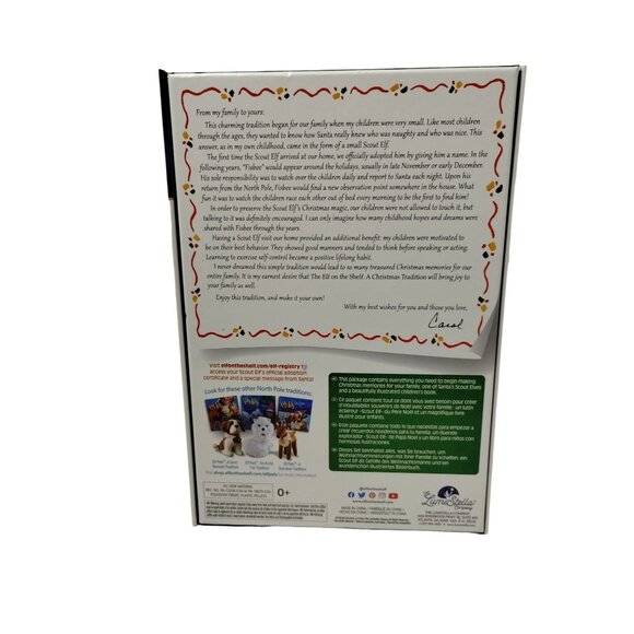 Elf on the Shelf Scout Doll White Boy and Book Christmas Tradition LumiStella - Picture 5 of 8